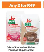 White Star Instant Maize Porridge Assorted-For Any 2 x 1Kg