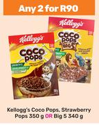 Kellogg's Coco Pops, Strawberry Pops 350g Or Big 5 340g-For Any 2