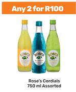 Rose's Cordials Assorted-For Any 2 x 750ml
