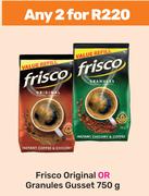 Frisco Original Or Granules Gusset-For Any 2 x 750g