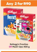 Kellogg's Frosties Or Mash Ups-For Any 2 x 400g
