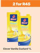 Clover Vanilla Custard-For 2 x 1L