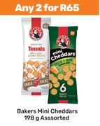 Bakers Mini Cheddars Assorted-For Any 2 x 198g
