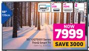 LG 55" UQ75001 Series ThinQ Smart TV