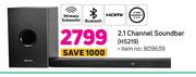 Hisense 2.1 Channel Soundbar HS219