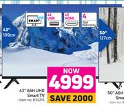 Hisense 43" A6H UHD Smart TV