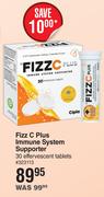 Fizz C Plus Immune System Supporter 30 Effervescent Tablets