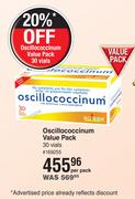 Oscillococcinum Value Pack 30 Vials-Per Pack