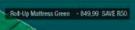 Bushtec Roll Up Mattress Green