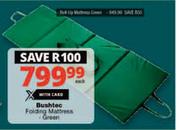 Bushtec Folding Mattress Green-Each