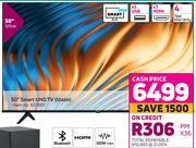 Hisense 50" (127cm) Smart UHD TV 50A6H