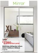 Wardrobe Sliding Door Allure Mirror H250cm x W92cm 81407198