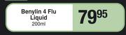 Benylin 4 Flu Liquid-200ml