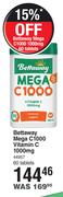 Bettaway Mega C1000 Vitamin C 1000mg-60 Tablets