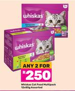 Whiskas Cat Food Multipack Assorted-For Any 2 x 12 x 85g