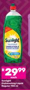 Sunlight Dishwashig Liquid (Regular)-750ml