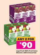 Liqui Fruit 100% Fruit Juice Blend Assorted-For Any 2 x 6 x 200ml