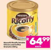 Nescafe Ricoffy Soluble Chicory And Coffee  Granules-250g