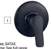 Builders Trend Range (Shower Mixer) Matt Black 