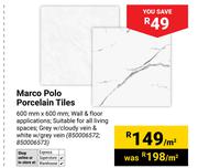 Marco Polo Porcelain Tiles-600mm x 600mm Per Sqm