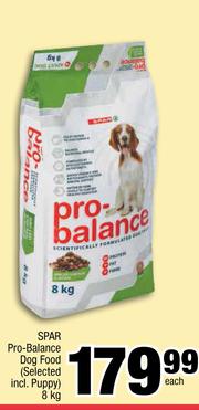 spar probalance dog food