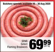 Spar Select Flaming Braaiwors-Per Kg