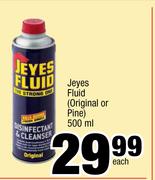 Jeyes Fluid Original Or Pine-500ml Each