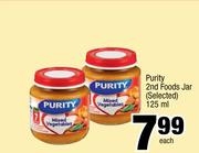 Purity 2nd Foods Jar(Selected)-125ml Each