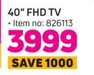 Hisense 40" (101cm) FHD TV