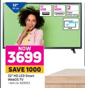 LG 32" (81cm) HD LED Smart WebOS TV