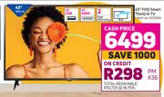 LG 43" (109cm) FHD Smart ThinQ AI TV