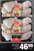 Country Range Fresh Chicken 12 Piece Braai Pack-Per Kg