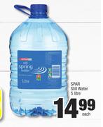 Spar Still Water-5Ltr Each