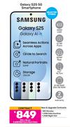 Samsung Galaxy S25 5G Smartphone-On 2.6GB Red Core More Data
