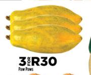 Paw Paws-For 3