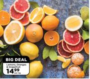 Lemons, Oranges & Grapefruit-Per kg