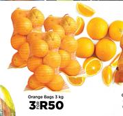 Orange Bags-For 3 x 3kg