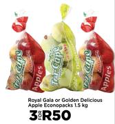 Royal Gala Or Golden Delicious Apple Econopacks-for 3 x 1.5kg