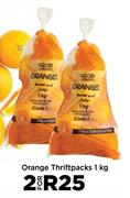 Orange Thriftpacks-For 2 x 1kg