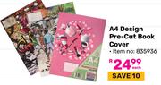 A4 Design Pre Cut Book Cover (835936)-Each
