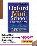 Oxford Mini School Stationery Dictionary (600552)-Each
