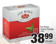 Five Roses Tagless Teabags-100s Per Pack
