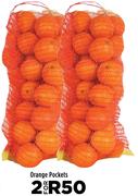 Orange Pockets For 2