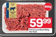 PnP Ground Beef-800g Per Pack