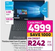 Proline Thinline Intel Core i3 Laptop