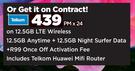 JVC 55" QLED Smart TV LT55NQ7145-On 12.5GB LTE Wireless
