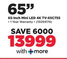 Toshiba 65" Mini LED 4K TV 65C755