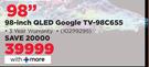 TCL 98" QLED Google TV 98C655