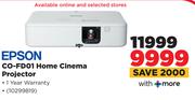 Epson Co-FD01 Home Cinema Projactor 10299819