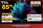 22TCL 55" QLED Google TV 55C645